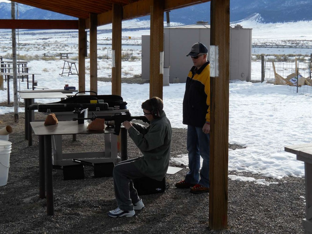 Father passes on to son shooting's Safety, Fun, Proficiency