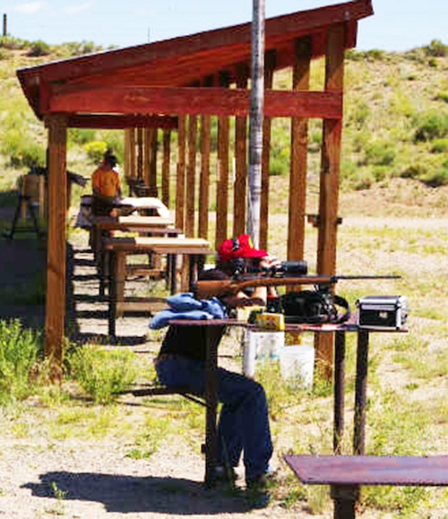Firing Line Sangre Shooting Sports Club entrance off Colorado Hwy 69